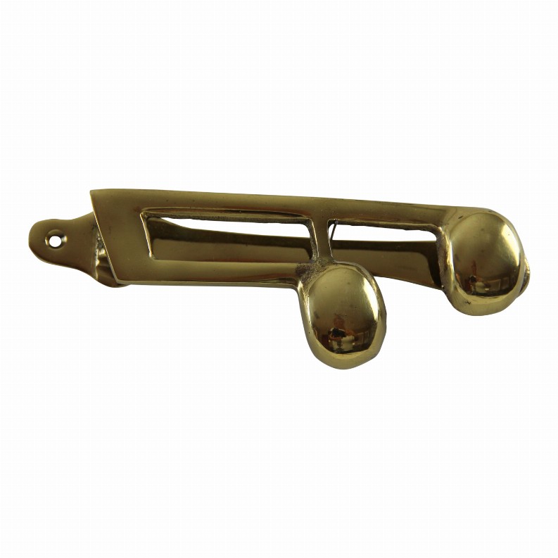 English Brass Musical Door Knocker