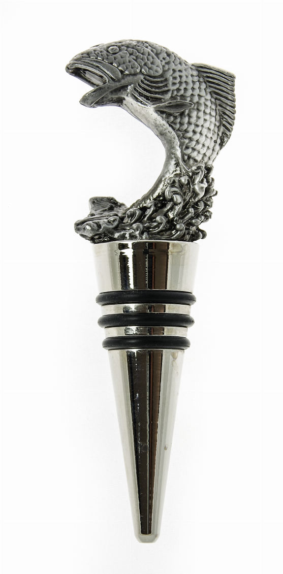 Pewter Wine Stopper 4"