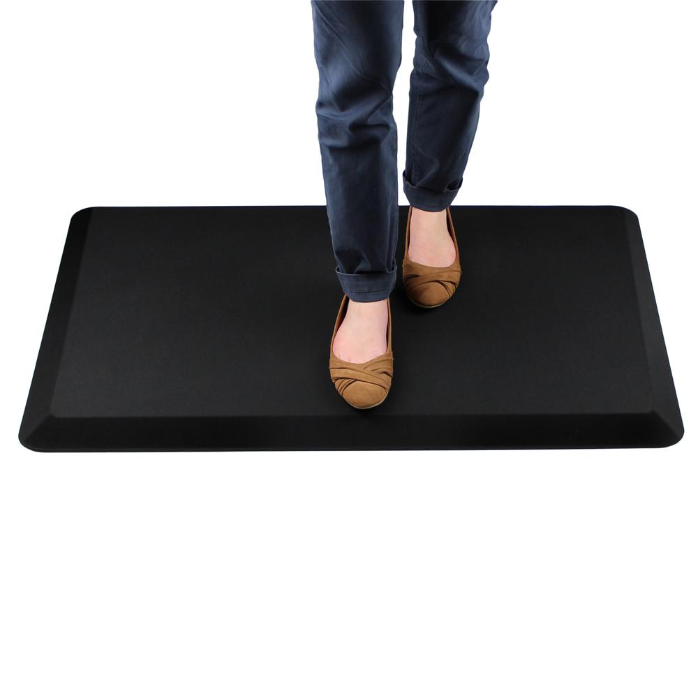 Black Standing Comfort Mat - 16" x 24"