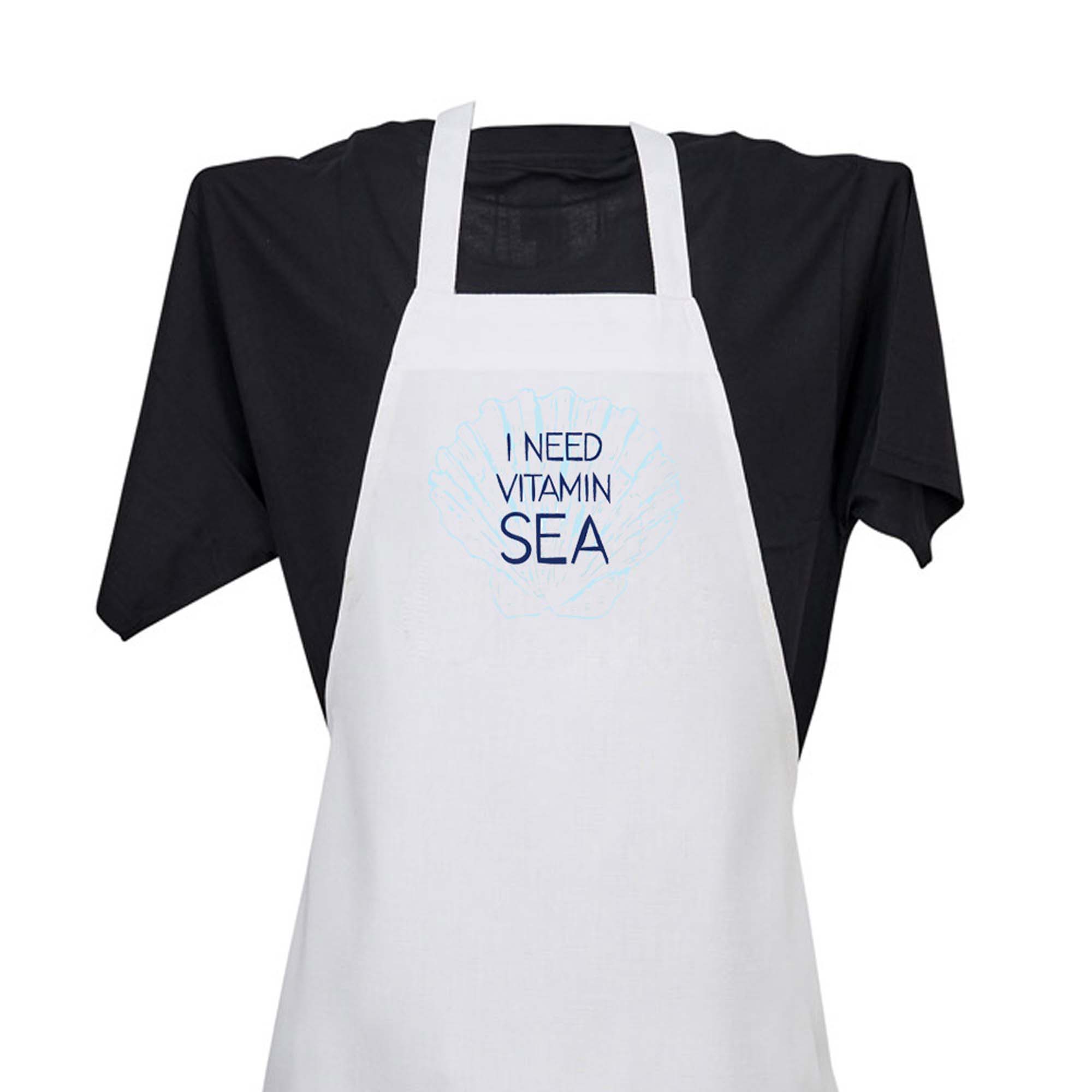 Apron I Need Vitamin Sea