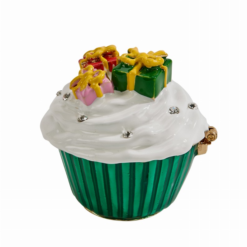 Cupcake Trinket Box 1.75 X 1.75 X 1.75