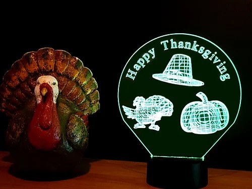 Thanksgiving Festivity - 5 1/2" Solid Wood Base