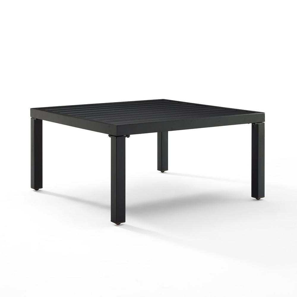 Piermont Outdoor Metal Sectional Coffee Table Matte Black