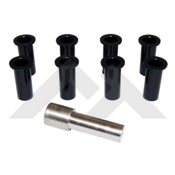 DOOR HINGE DELRIN BUSHING KIT FOR 07-18 JEEP JK WRANGLER W/ 4 DOORS (8 BUSHINGS)