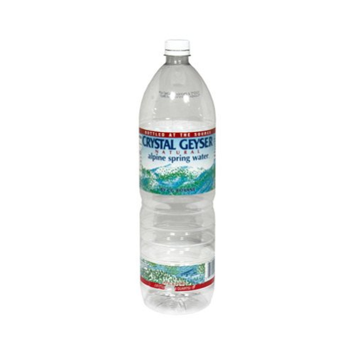 Crystal Geyser Alpine Spring Water Plastic 1.5 Liter (12x50.7 Oz)