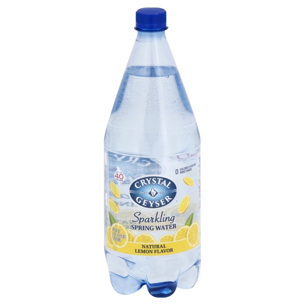 Crystal Geyser Lemon Mineral Water (12x42.25OZ )