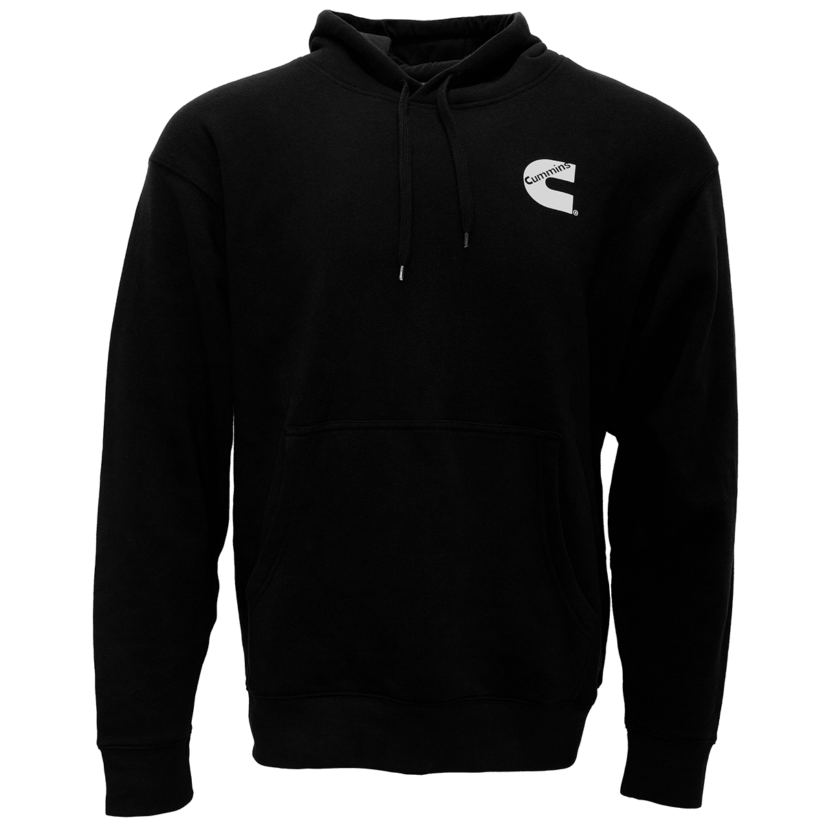 Cummins Unisex Hoodie Black Fleece Sweatshirt in Comfortable 100 Percent Cotton 4XL CMN4797