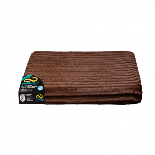 DuraCloud Orthopedic Pet Bed and Crate Pad Contour Cover Small Brown