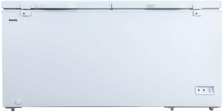 21 Cuft Chest Freezer, 2 Baskets, Up Front Temp Control, 5 Yr Warranty