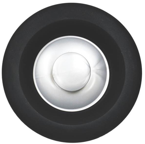 Danco 10426 Drain Stopper, For Use With Garbage Disposals, Black/Chrome
