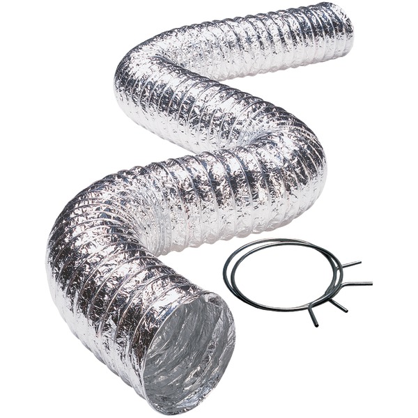 Deflecto FLXC0405 Aluminum Duct (2-ply; 5ft; UL 181 Class 1)