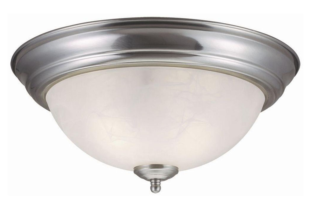 Millbridge 2-Light Ceiling Mount, Satin Nickel