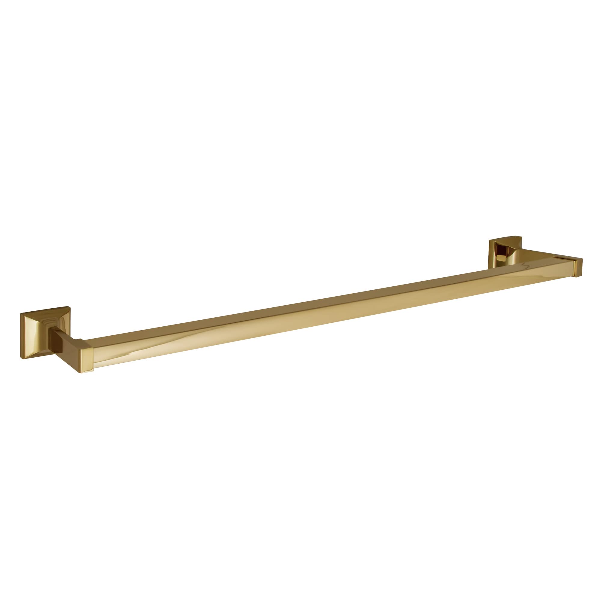 Millbridge 24-Inch Towel Bar, Polished Brass