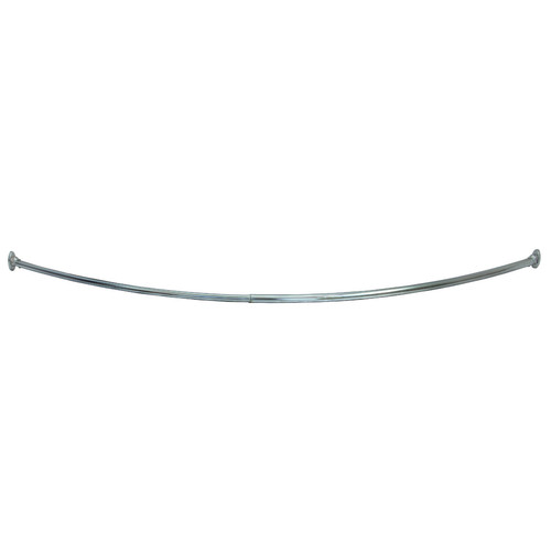 Curved Shower Rod, Polished Chrome