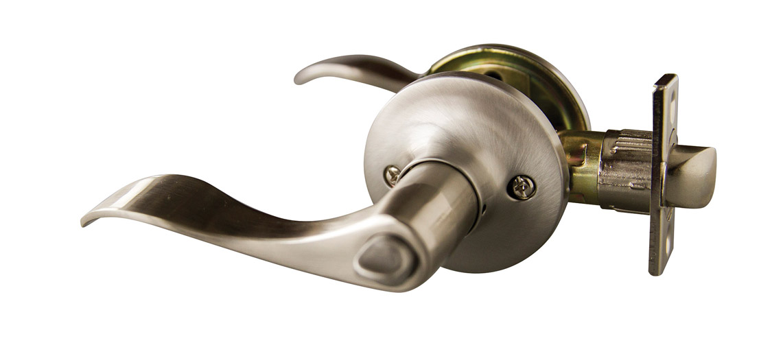 Design House 727958 Stratford 6-Way Universal Privacy Door Knob, Satin Nickel