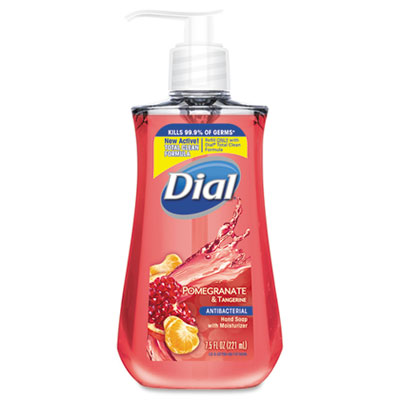 Antimicrobial Liquid Soap, 7 1/2 oz Pump Bottle, Pomegranate & Tangerine, 12/Case