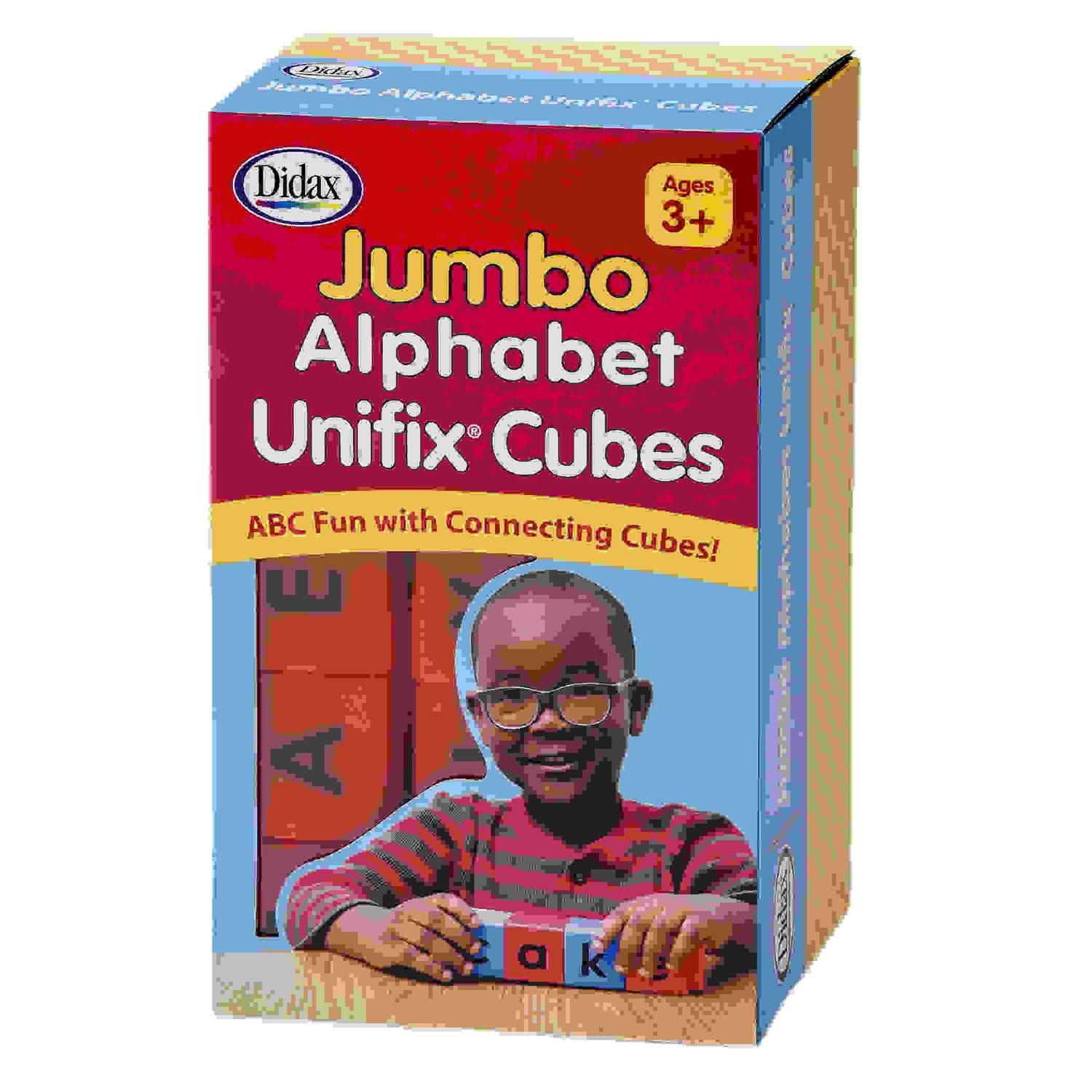 Jumbo Alphabet Unifix Cubes, Set of 30