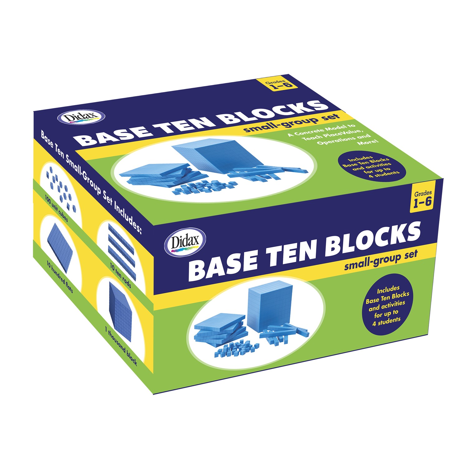 Base Ten Blocks Small-Group Set, 161 Pieces