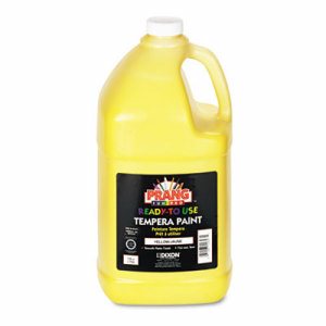 Ready-to-Use Tempera Paint, Yellow, 1 Gal