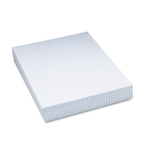 Graphing Paper, White, 1/4" Quadrille Ruled, 8-1/2" x 11", 500 Sheets