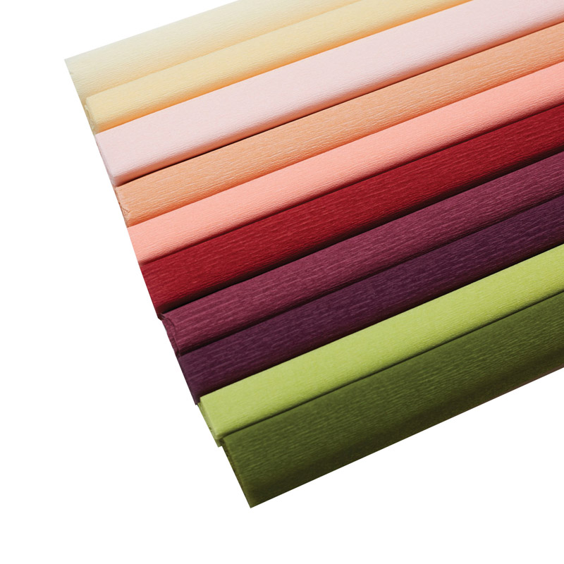 Extra Fine Crepe Paper, 10 Assorted Colors, 10.7 sq. ft