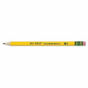 My First Ticonderoga Woodcase Pencil, HB #2, Yellow, 1 Dozen