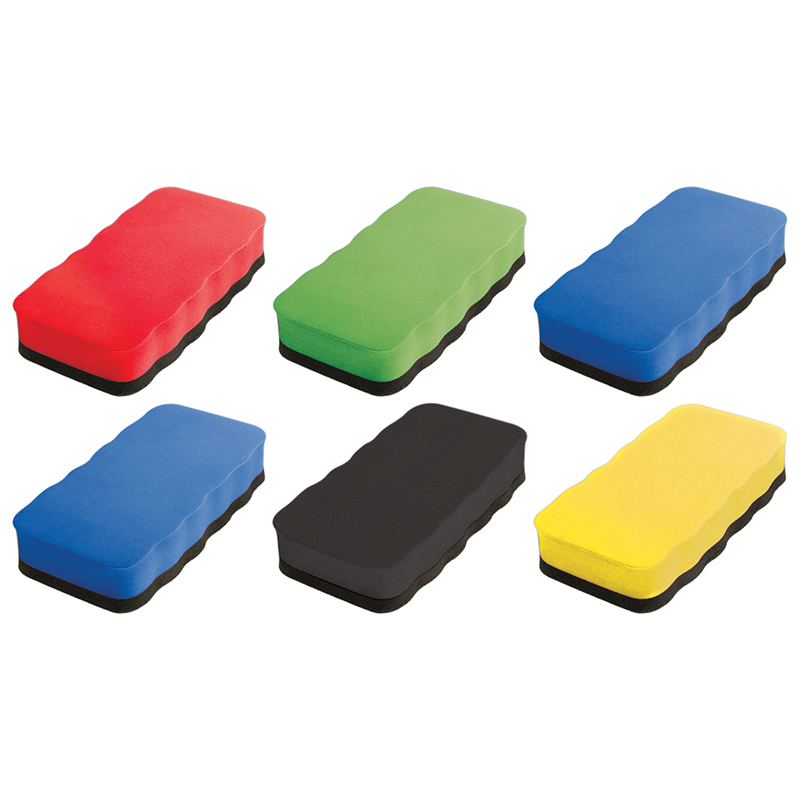 Magnetic Whiteboard Eraser, Pack of 6