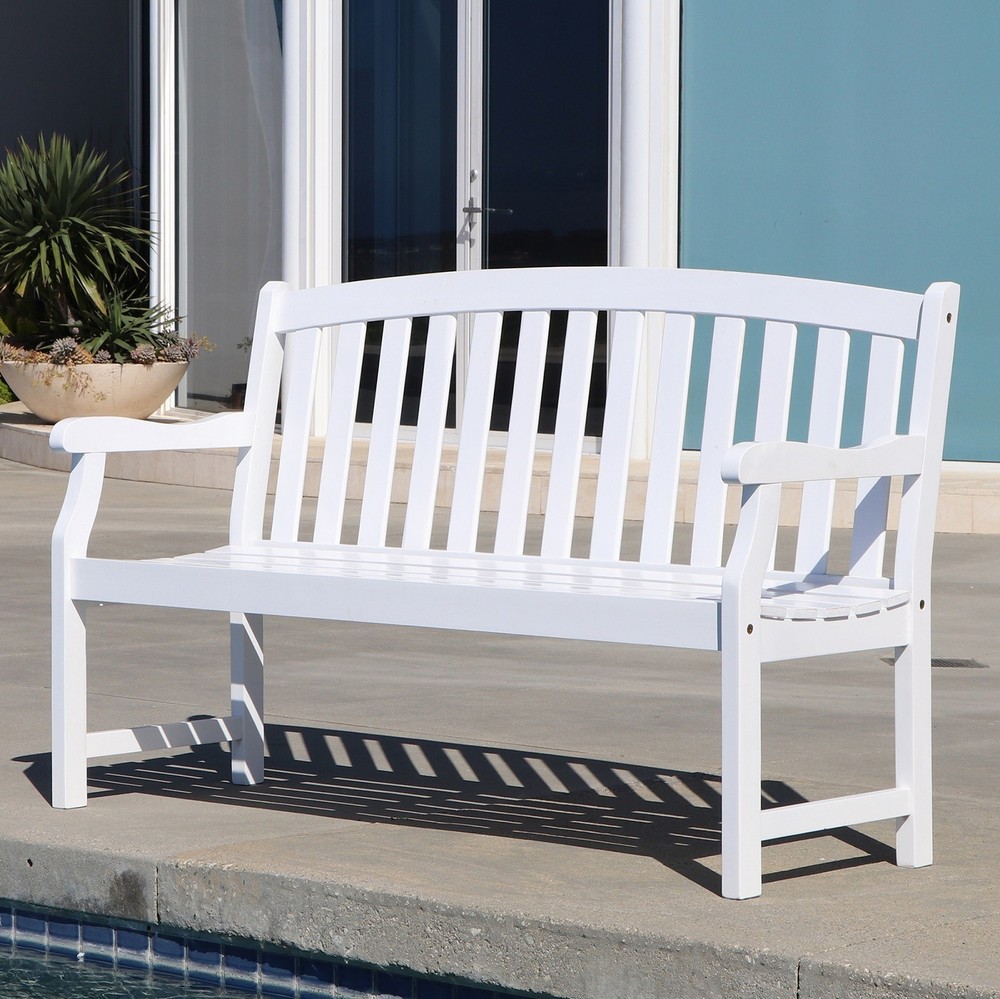 Bradley Outdoor Patio 5-foot Wood Garden Bench