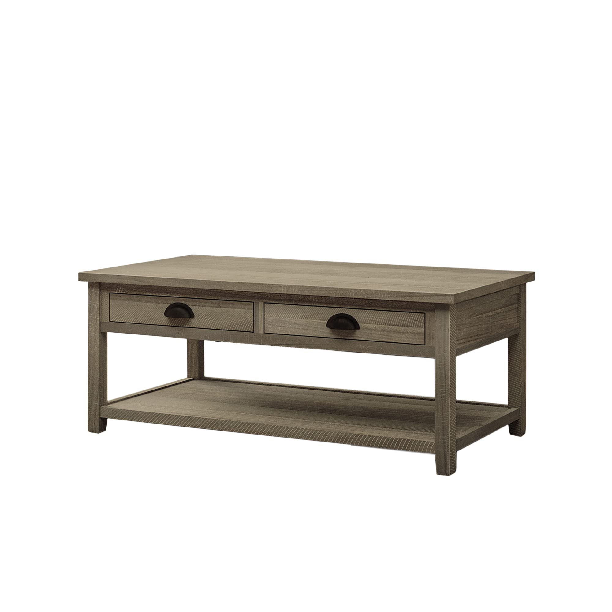 Xavier Rough Sawn Wash Wood Sofa Table