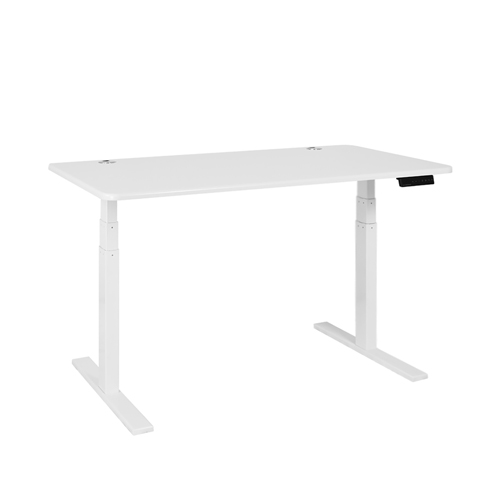 Premium Dual Motor Electric Standing Desk, 26" - 52" Height Range, 40" - 73" Length Range Frame, 300 lbs Lifting Capacity, White