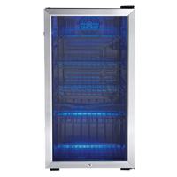 3.1 CuFt. Beverage Center, Tempered Glass Door, Wire Shelves