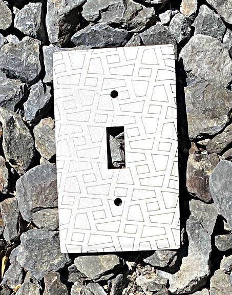 Switch Plate Light Switch Cover - SingleGeometric