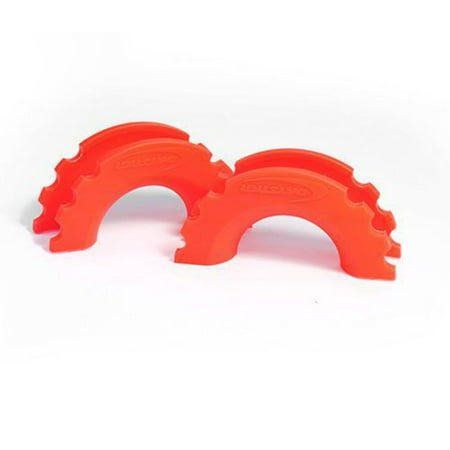 DRING / SHACKLE ISOLATOR; FLUORESCENT ORANGE; PAIR