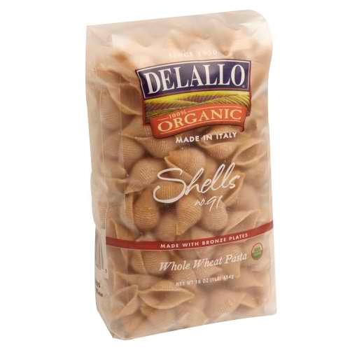 De Lallo Organic Whole Wheat Shells (16x16Oz)