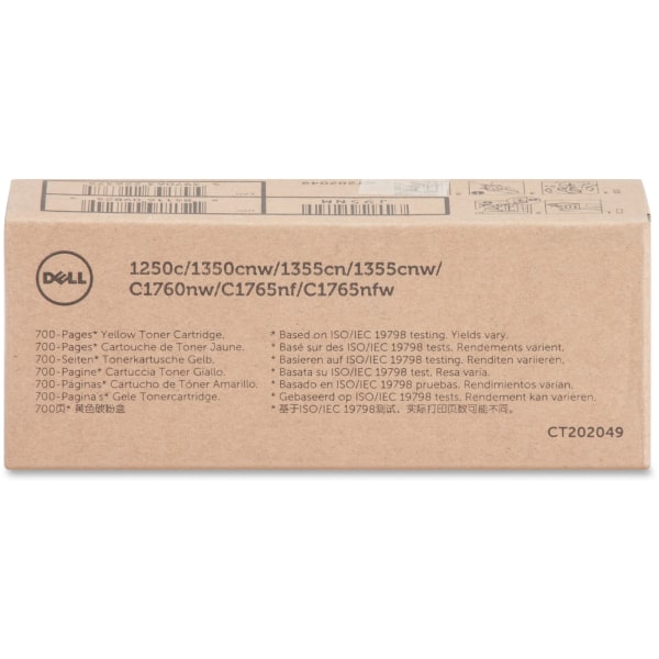 Dell Yellow Toner Cartridge 700pg