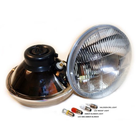 Classic 7-inch LED Headlight Kit with Halos