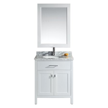 London 30" Single Sink Vanity Set in White