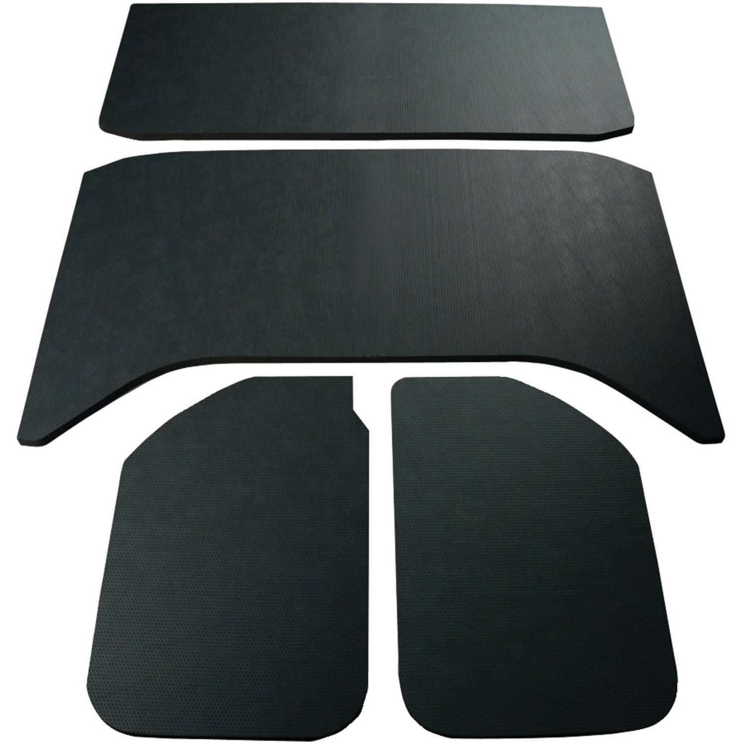 1118 WRANGLER JK (4 DOOR) SOUND DEADENING HEADLINER BLACK LEATHER LOOK 4P