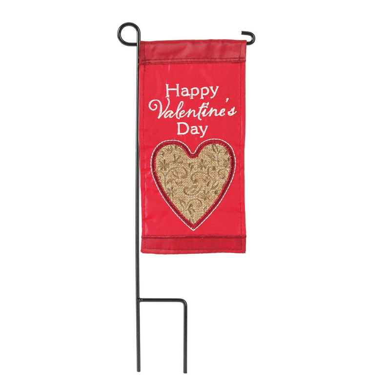 Happy Valentine's Day Mini Flag
