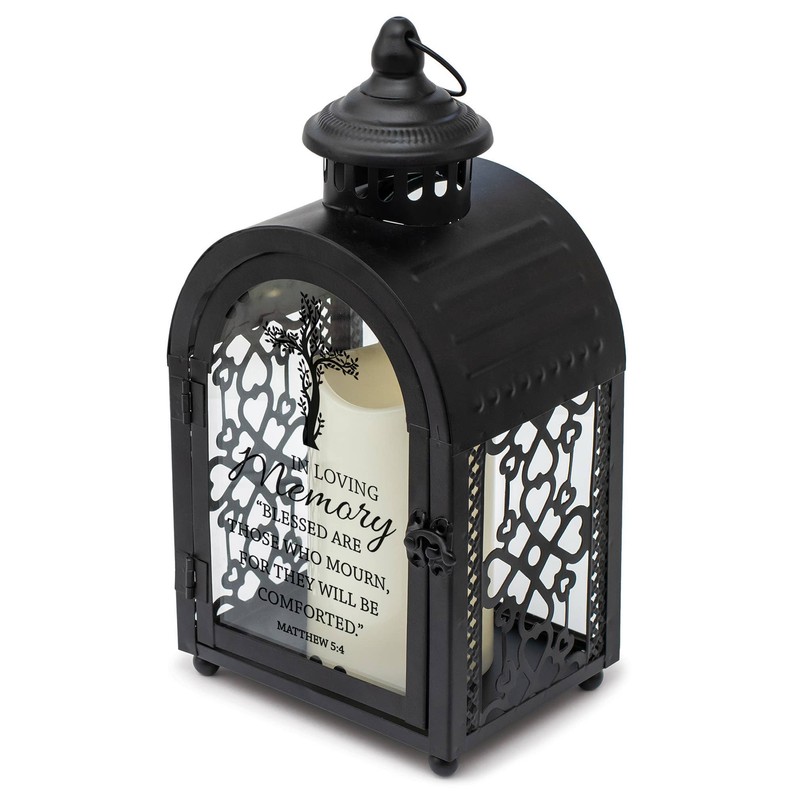 In Loving Memory Matthew 5:4 Bereavement Filigree Lantern