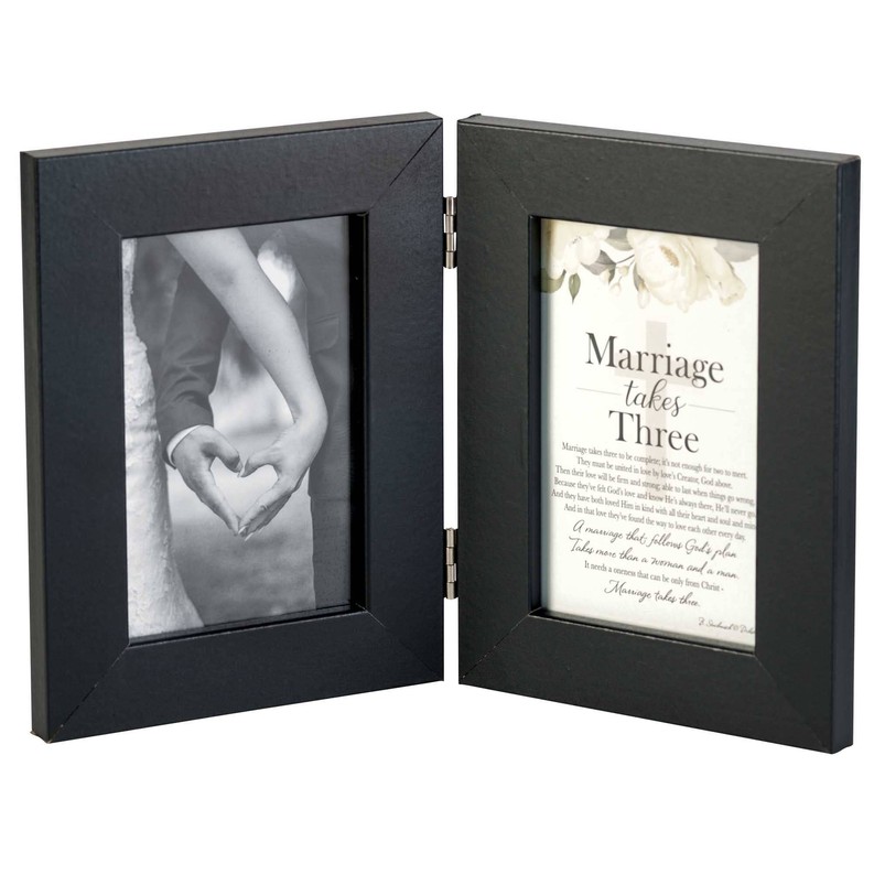 Marriage Takes Three Double Photo Frame