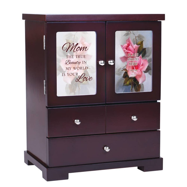 Mom Photo Frame Jewelry Armoire