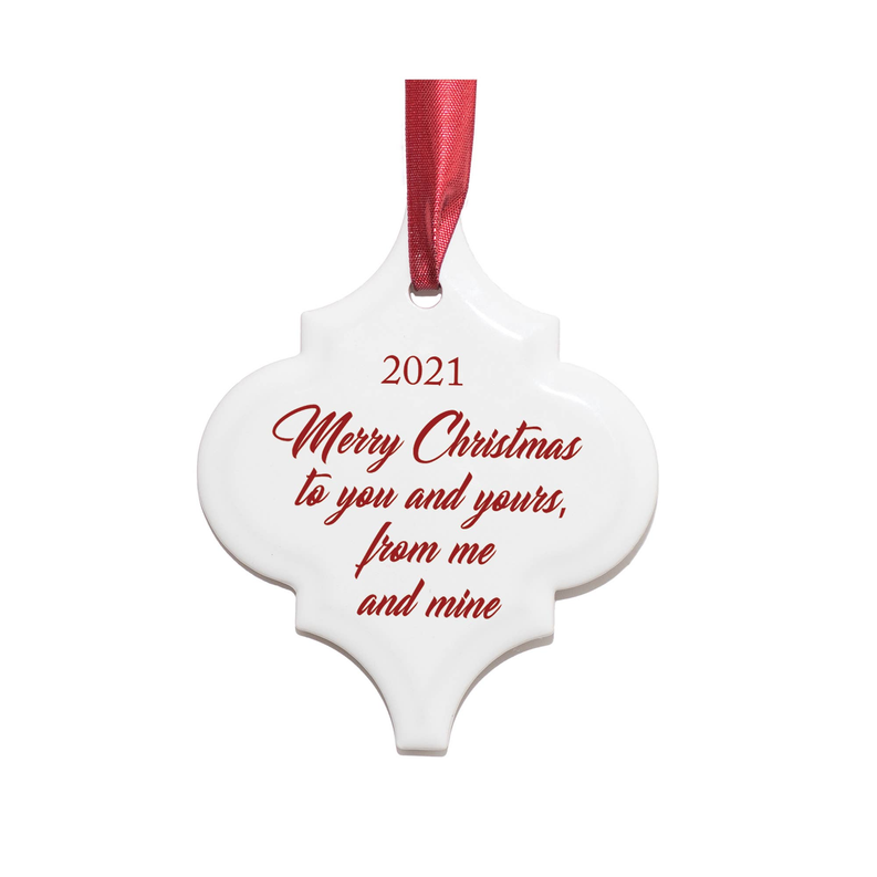 Ornament 2021 Merry Christmas To You