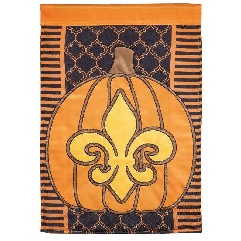 Pumpkin Fleur De Lis