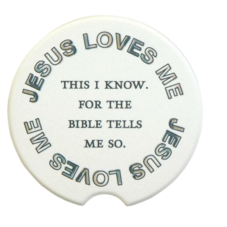 Car Coasters Jesus Loves Me