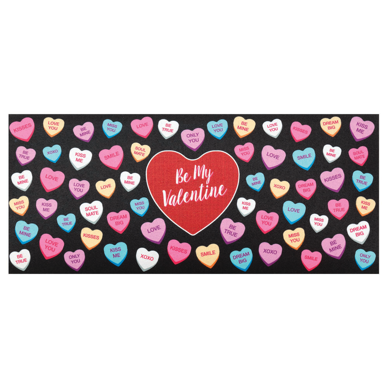 Doormat Insert Be My Valentine