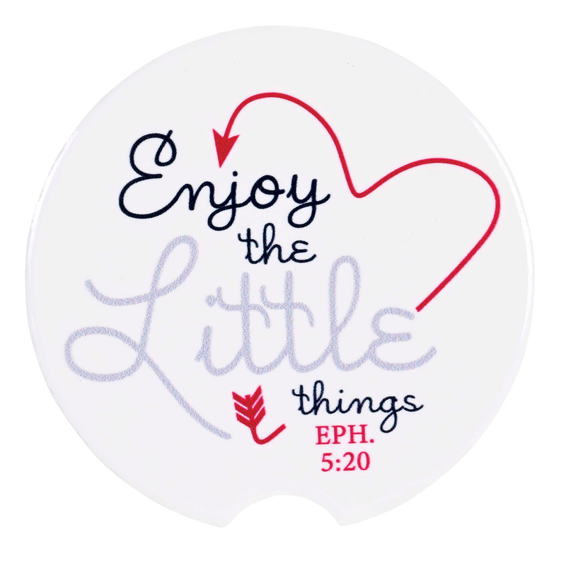 Car Coasters Enjoy Little Things 2 Pk