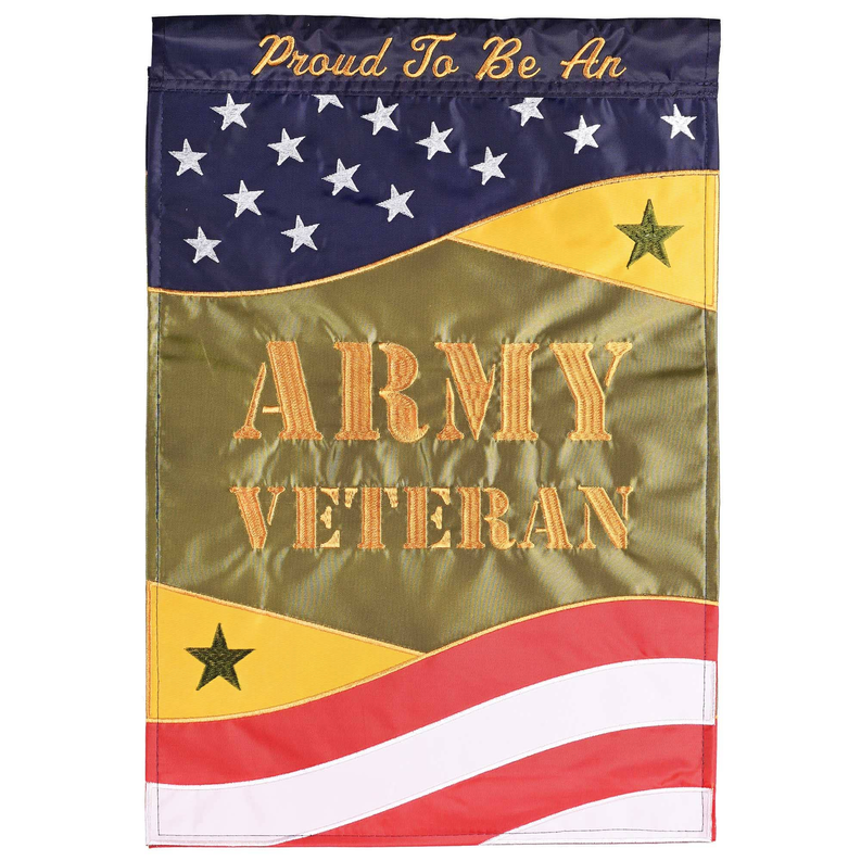 Flag Proud To Be An Army Veteran