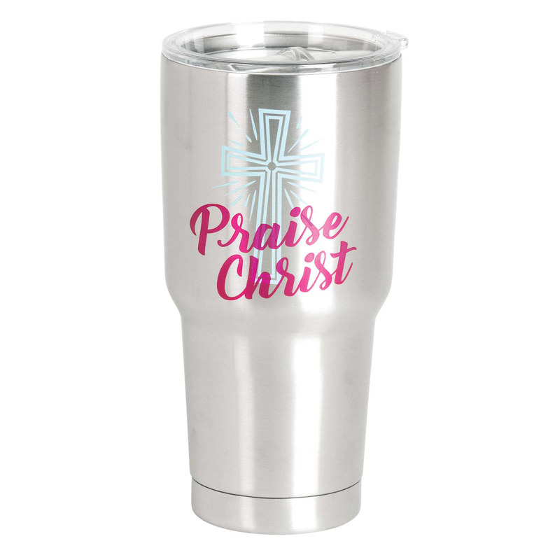 Tumbler Cross Praise Christ