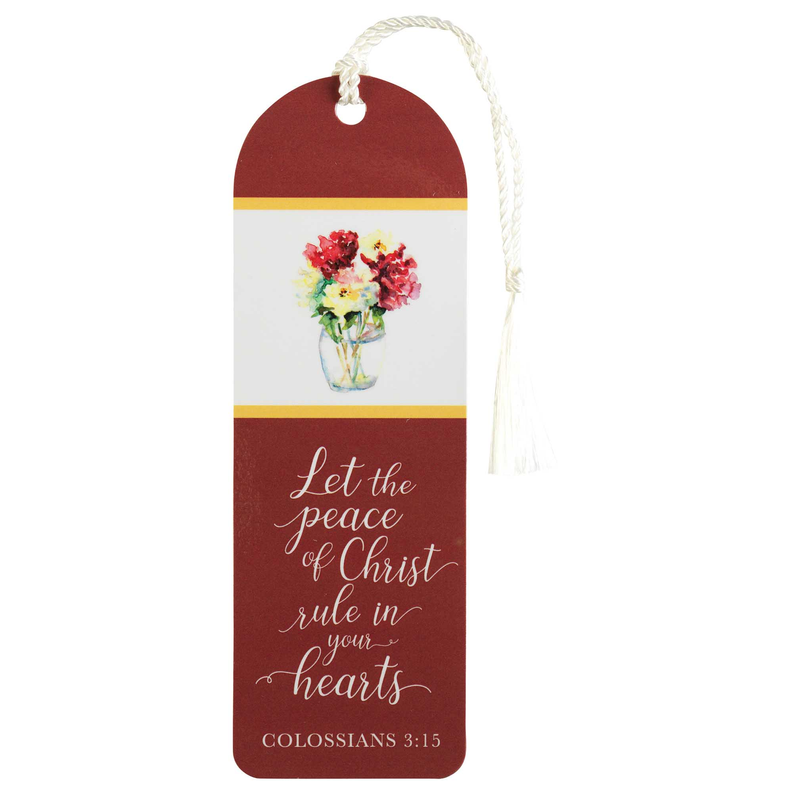 Tassel Bookmark Let The Peace Of Christ
